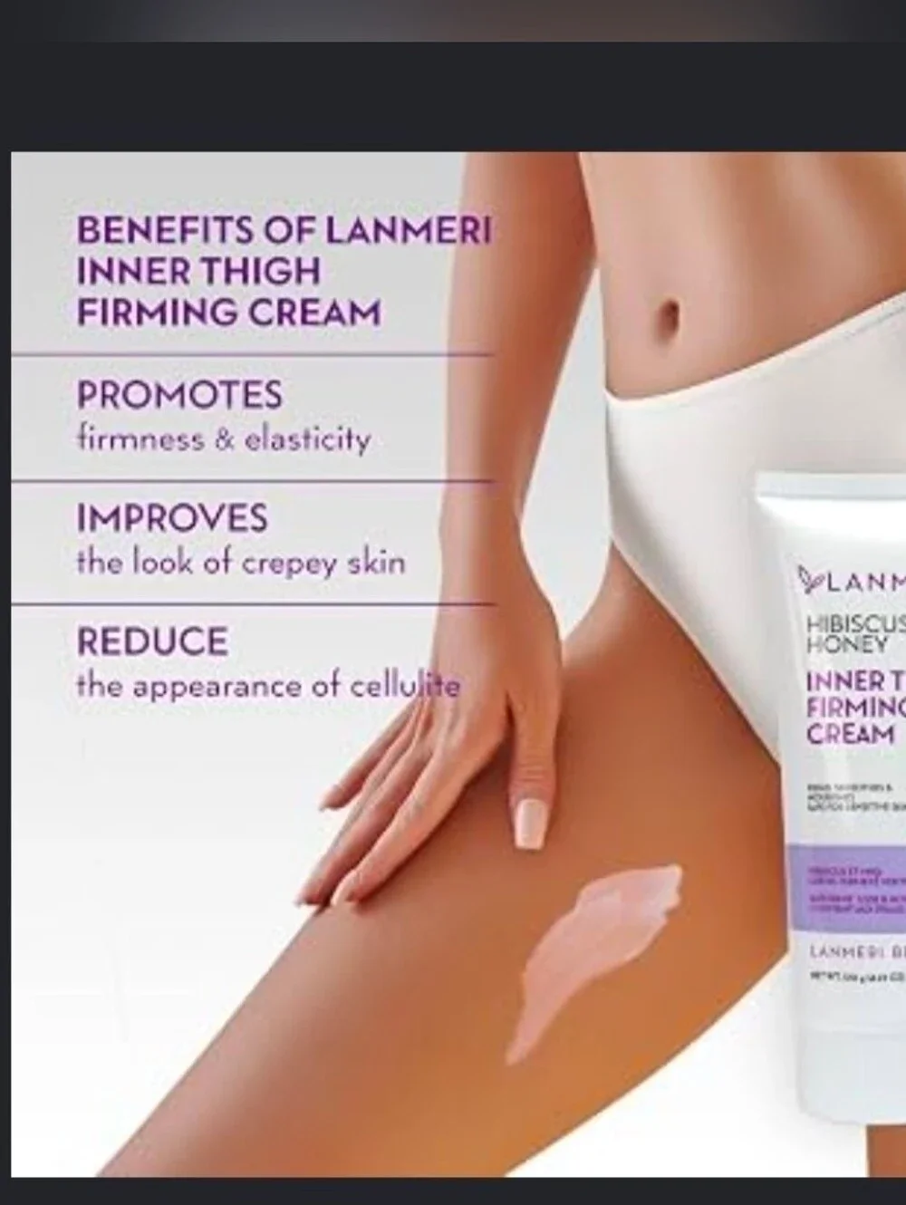 LANMERI Hibiscus + Honey Belly & Inner Thigh Firming Cream Duo